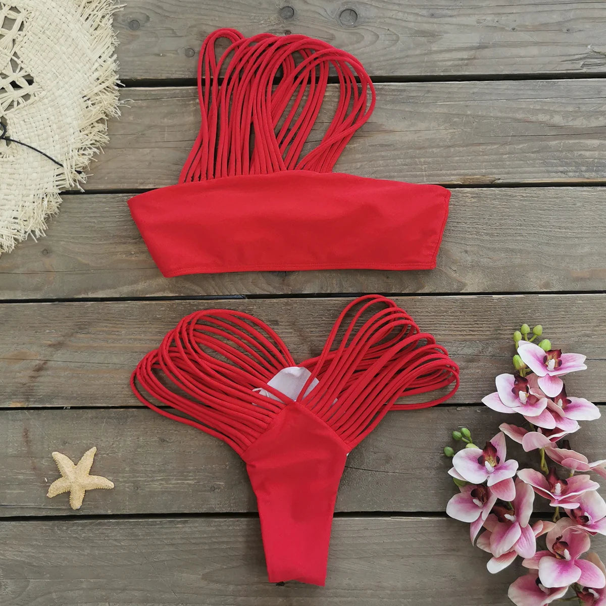 Many Color Options! New Stripes Brazilian Bikinis Two Piece Sexy Lace