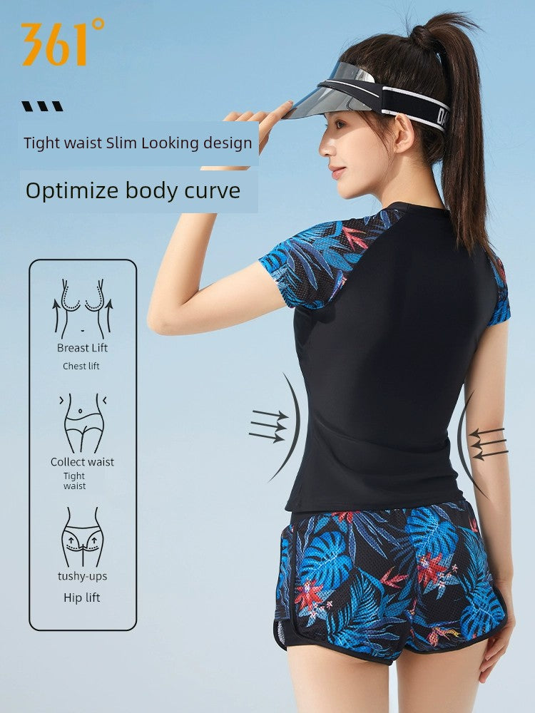 Athletic Women's Split Conservative Best Selling Swimwear