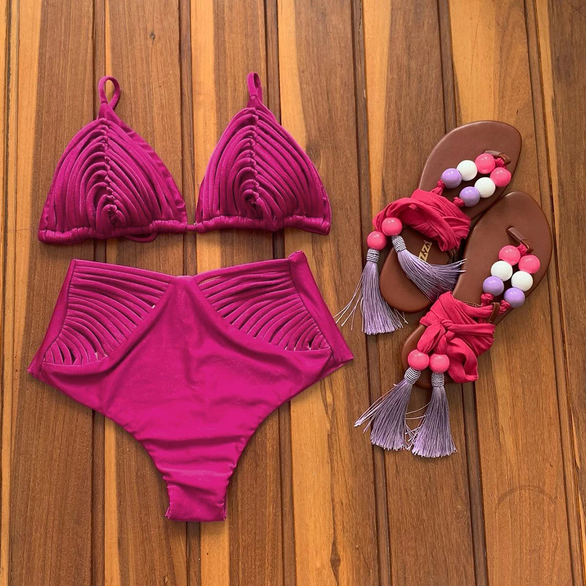 Many Color Options! New Stripes Brazilian Bikinis Two Piece Sexy Lace