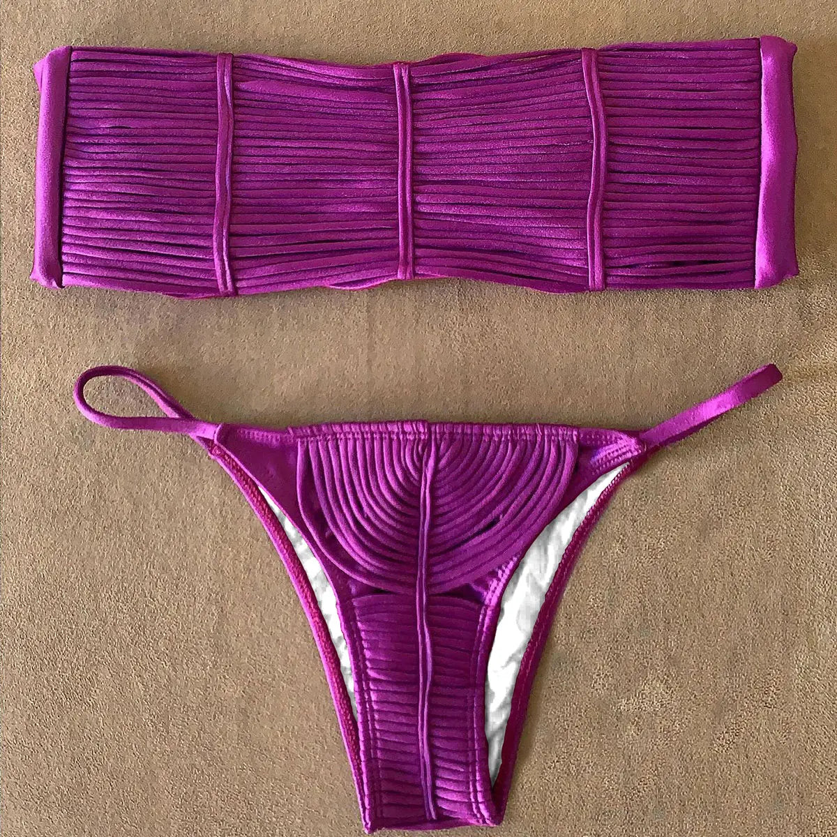 Many Color Options! New Stripes Brazilian Bikinis Two Piece Sexy Lace