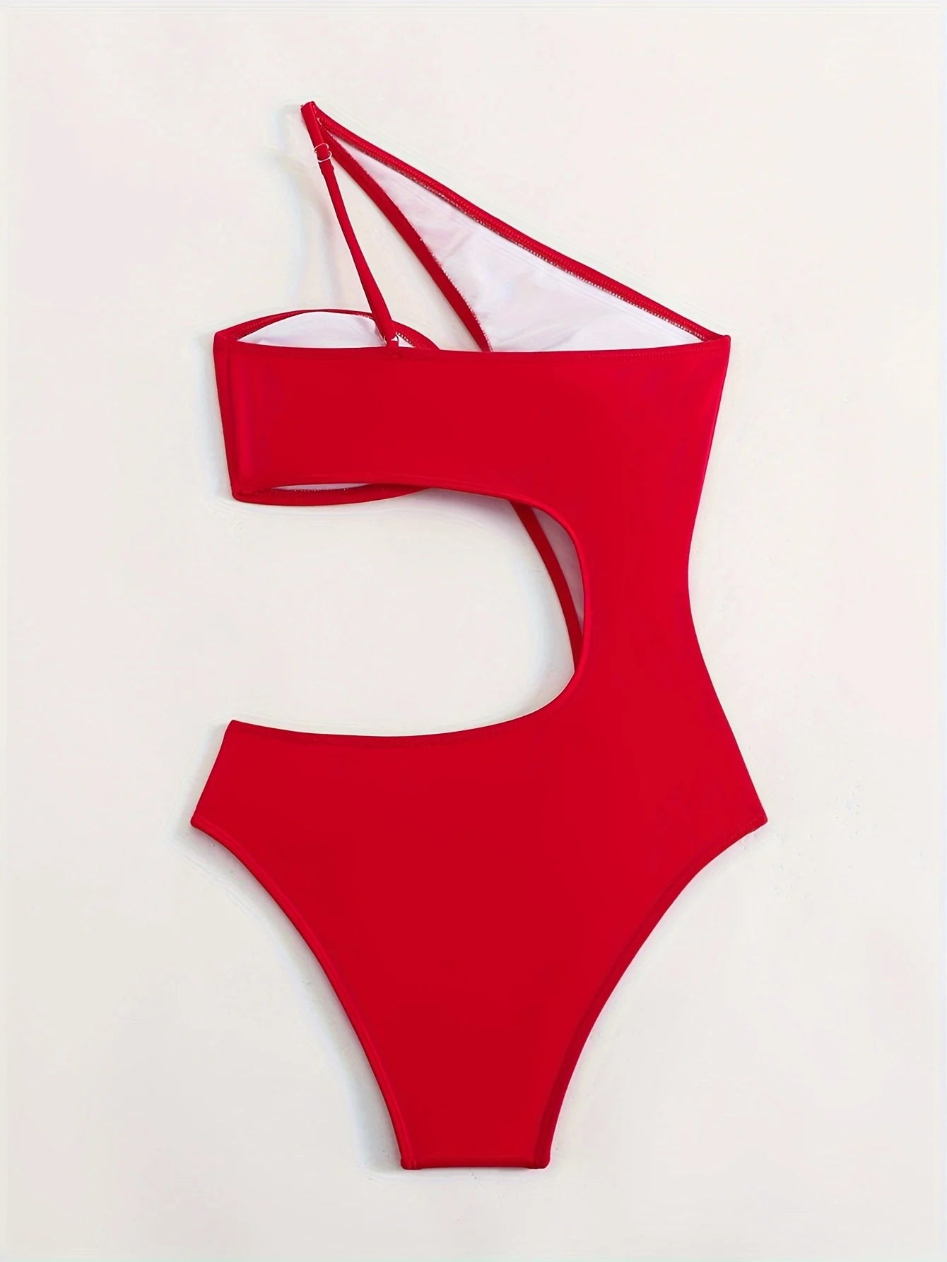 European and American conservative fashion solid color one-piece women's swimsuit