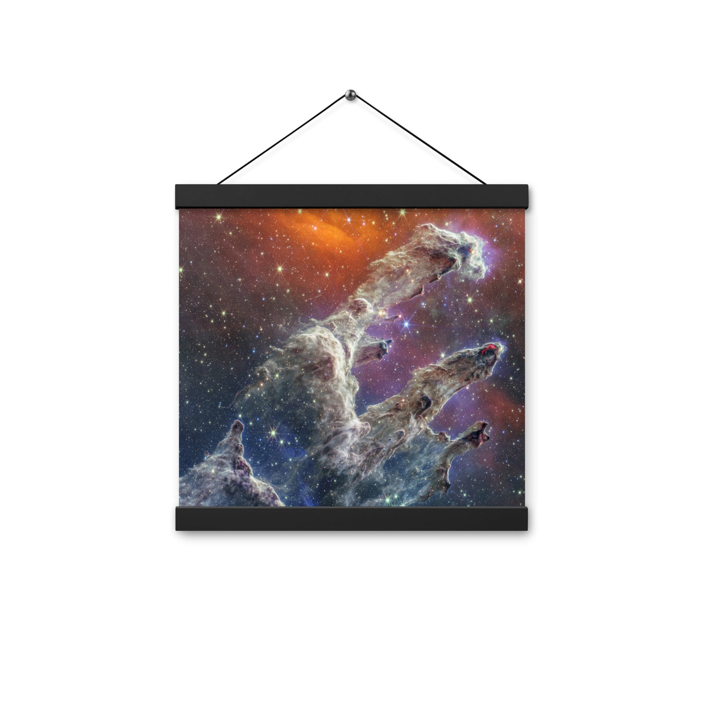 NASA James Webb Telescope Pillars of Creation Hanging Poster