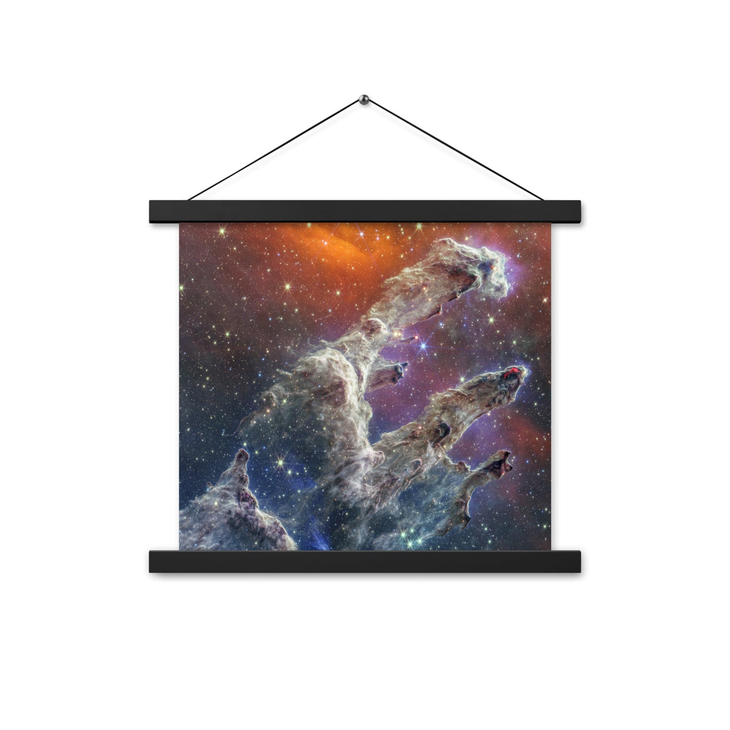 NASA James Webb Telescope Pillars of Creation Hanging Poster