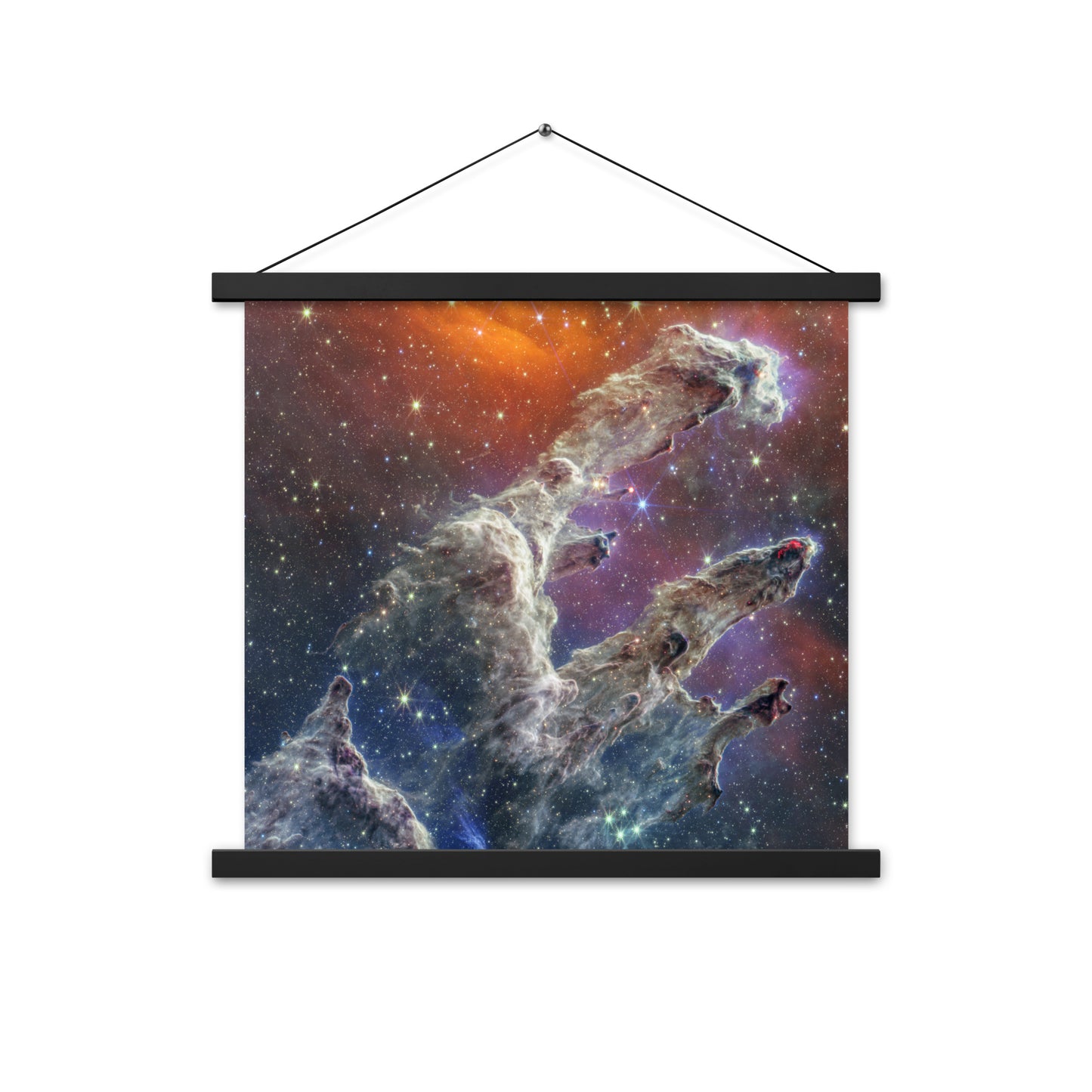 NASA James Webb Telescope Pillars of Creation Hanging Poster